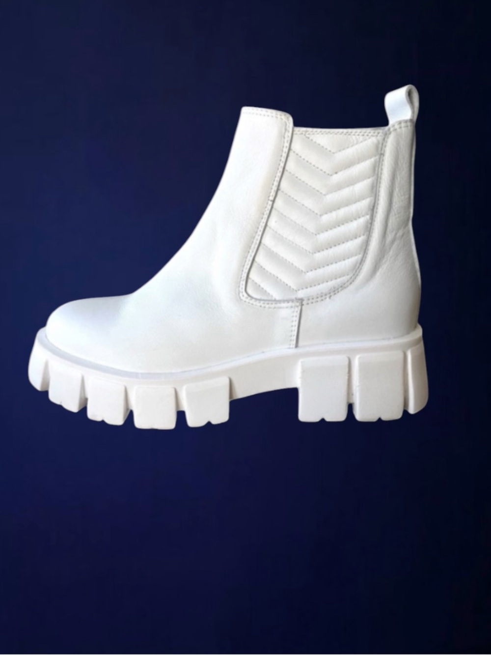 SESTO MEUCCI JEMILA MARMI NEW LEATHER LUG SOLE ANKLE BOOT SIZE 10